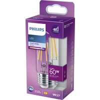 Philips LED 871951436132400 LED EEK E (A - G) E27 Stabform 6.5W = 60W Warmweiß (Ø x L) 32mm x 106mm 1St. Philips LED 871951436132400 LED EEK E (A - G) E27 Stabform 6.5W = 60W Warmweiß (Ø x L) 32mm x 106mm 1St.