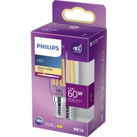 Philips LED 871951436146100 LED EEK E (A - G) E14 Stabform 6.5W = 60W Warmweiß (Ø x L) 25mm x 90mm 1St. Philips LED 871951436146100 LED EEK E (A - G) E14 Stabform 6.5W = 60W Warmweiß (Ø x L) 25mm x 90mm 1St.
