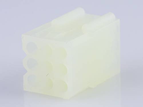 Molex Stiftgehäuse-Kabel Polzahl Gesamt 9 Rastermaß: 3.68mm 03061092 Bag