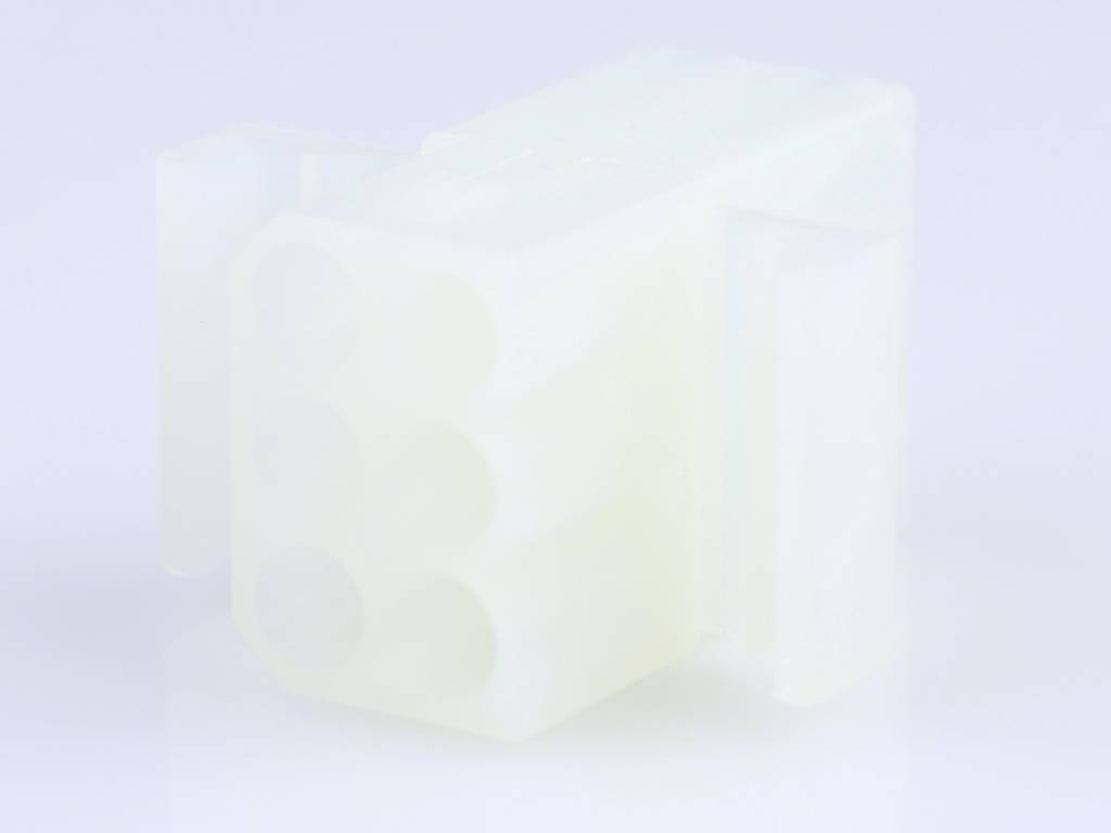 Molex Stiftgehäuse-Kabel Polzahl Gesamt 6 Rastermaß: 5.03mm 03091061 Bag