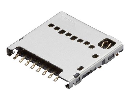 Molex 1040310811 2000 pcs 1.10mm Pitch microSD Memory Card Connector, Surface Mount, Push-Pull Type,