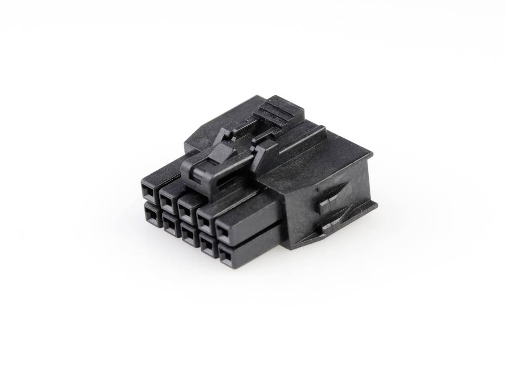 Molex Buchsengehäuse-Kabel Polzahl Gesamt 10 Rastermaß: 2.5 mm 1053081210 Bag