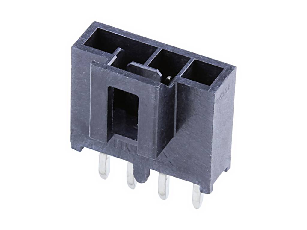 Molex Einbau-Buchsenleiste (Standard) Polzahl Gesamt 4 Rastermaß: 2.5mm 1053091104 Tray