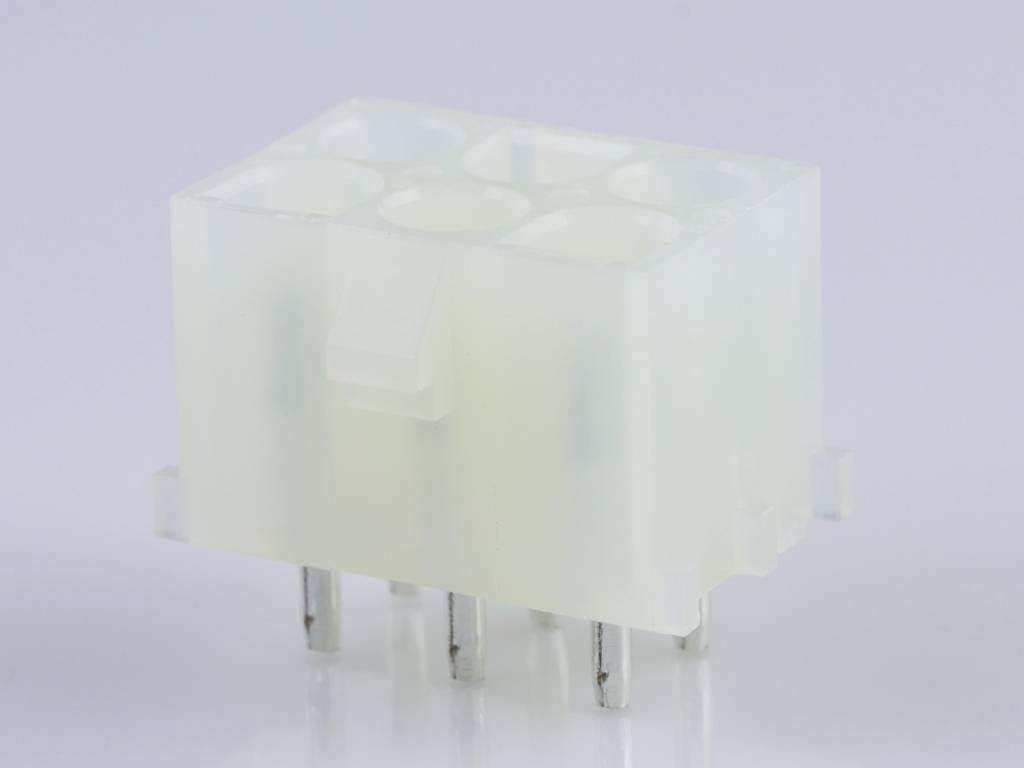 Molex Einbau-Buchsenleiste (Standard) Polzahl Gesamt 6 Rastermaß: 6.35mm 10844062 Carton
