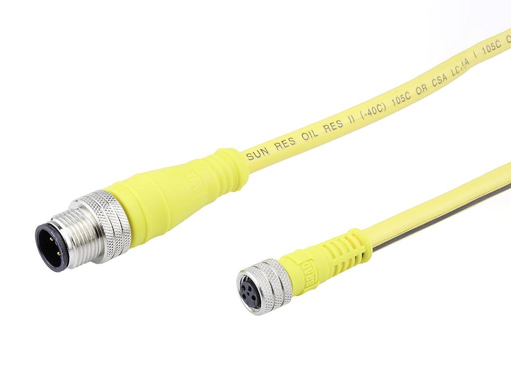 Molex 1200878463 Sensor-/Aktor-Steckverbinder, konfektioniert Buchse, Stecker 2.00m Polzahl Sensoren: 4