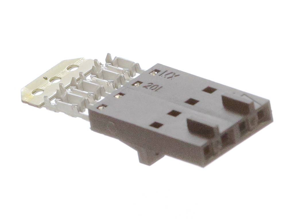 Molex Buchsengehäuse-Kabel Polzahl Gesamt 4 Rastermaß: 2.54mm 14562042 Tube