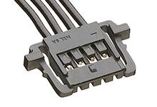 Molex Buchsengehäuse-Kabel Polzahl Gesamt 4 Rastermaß: 1mm 151310406