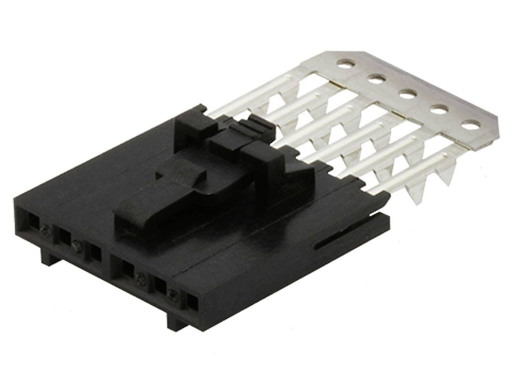 Molex Buchsengehäuse-Kabel Polzahl Gesamt 5 Rastermaß: 2.54mm 15388050 Tube