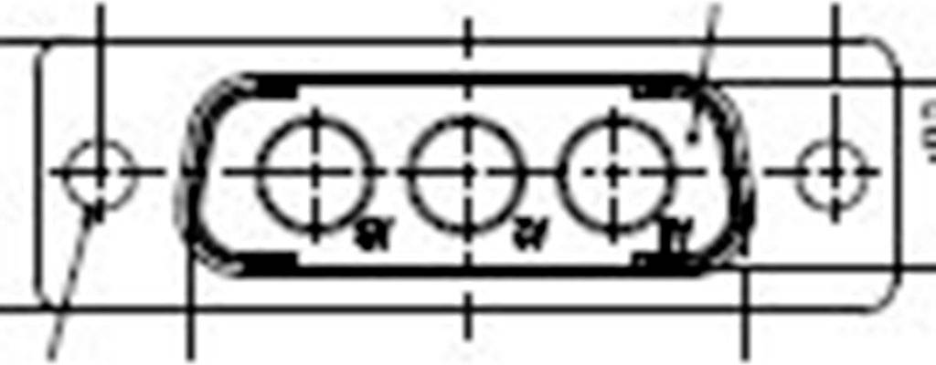 Molex 1727040032 D-SUB Stecker Polzahl: 3