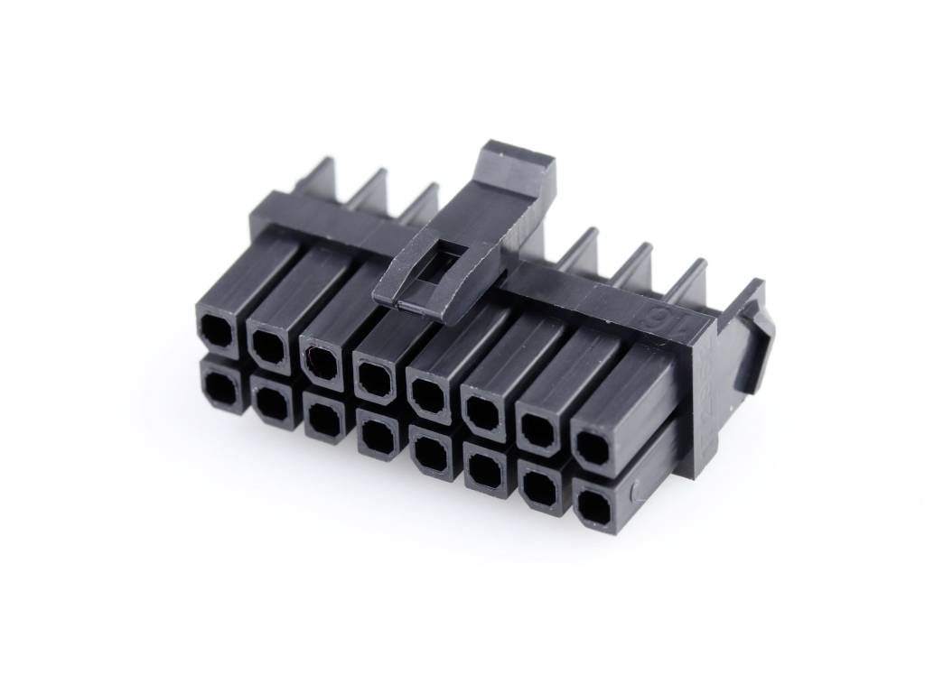 Molex Buchsengehäuse-Kabel Polzahl Gesamt 16 Rastermaß: 3mm 1729521601 Bag