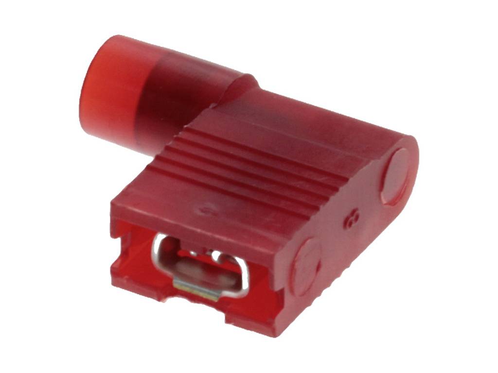 Molex 190060005 Flachsteckhülse inkl. Crimphülse Steckbreite: 4.75mm Steckdicke: 0.51mm Vollisoliert Rot Bag