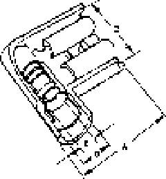 Molex 190060005 Flachsteckhülse inkl. Crimphülse Steckbreite: 4.75mm Steckdicke: 0.51mm Vollisoliert Rot Bag
