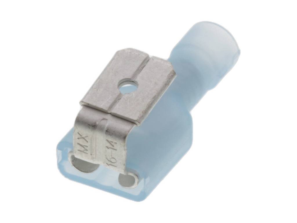 Molex 190130029 Flachsteckhülse inkl. Crimphülse Steckbreite: 6.35 mm Steckdicke: 0.81 mm Vollisoli