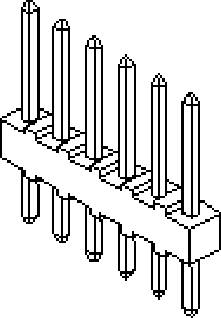 Molex Einbau-Stiftleiste (Standard) 22032047