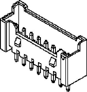 Molex Einbau-Stiftleiste (Standard) Polzahl Gesamt 2 Rastermaß: 2 mm 353620250 1 St. Bag
