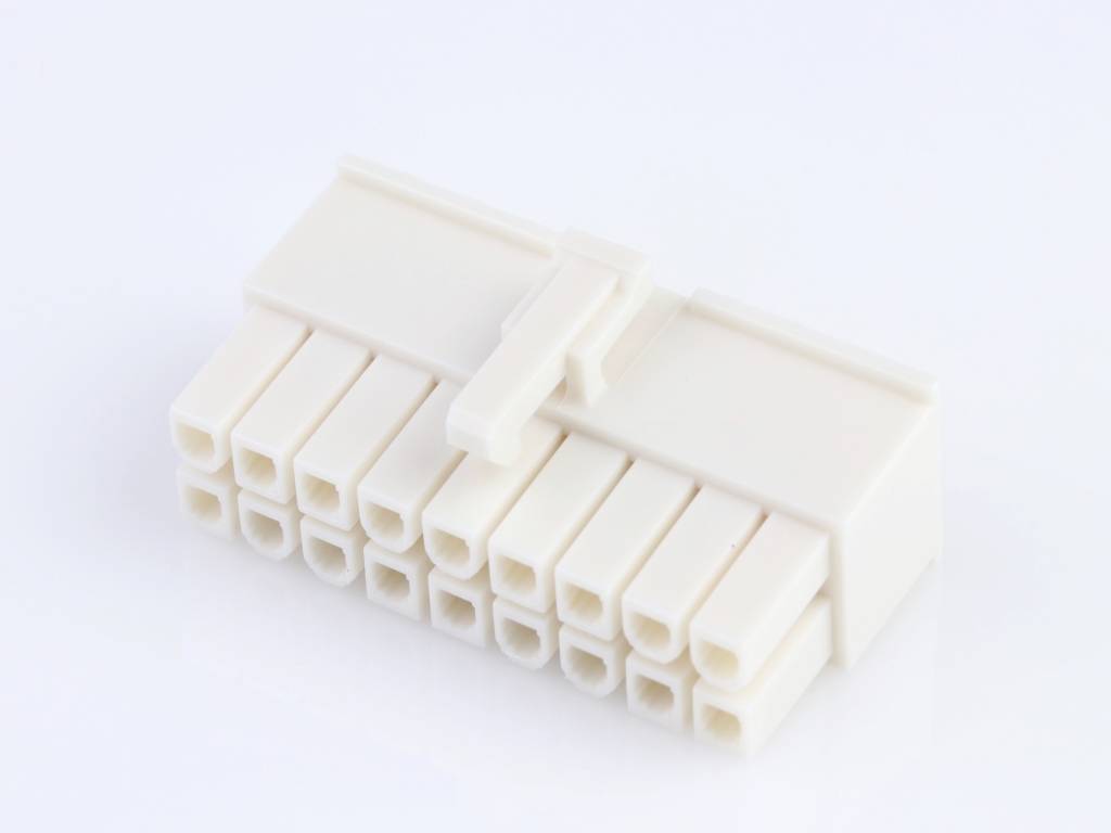Molex Buchsengehäuse-Kabel Polzahl Gesamt 18 Rastermaß: 4.2 mm 39012185 Bag