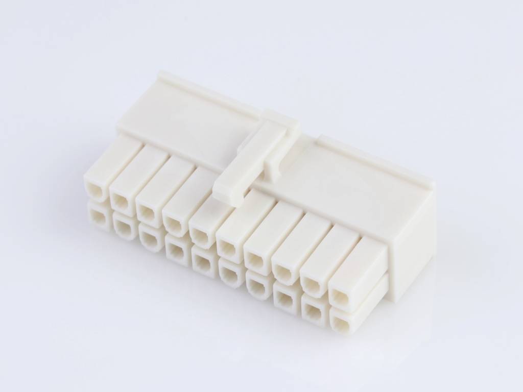 Molex Buchsengehäuse-Kabel Polzahl Gesamt 20 Rastermaß: 4.2mm 39012205 Bag
