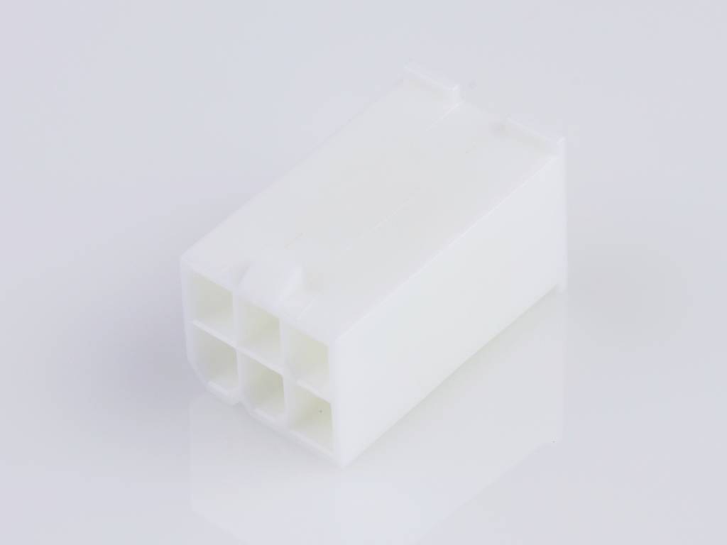 Molex Buchsengehäuse-Kabel Polzahl Gesamt 6 Rastermaß: 4.2mm 39013069 Bag