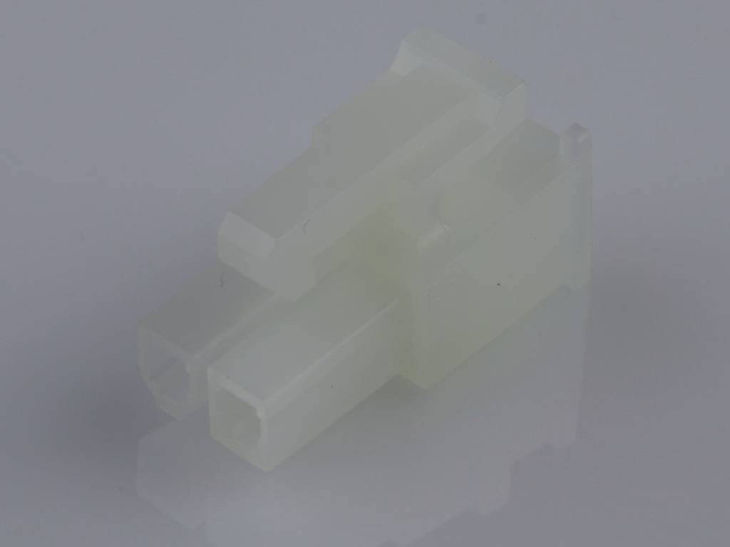 Molex Buchsengehäuse-Kabel Polzahl Gesamt 2 Rastermaß: 4.2 mm 39014020 Bag