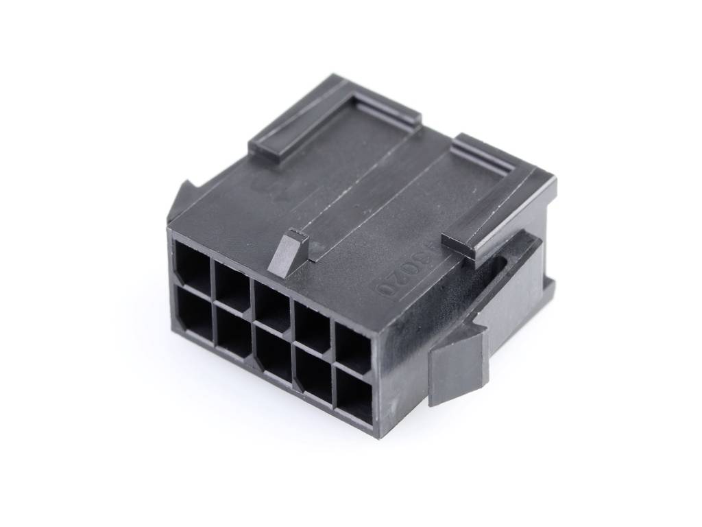 Molex Buchsengehäuse-Kabel Polzahl Gesamt 10 Rastermaß: 3 mm 430201000 Bag