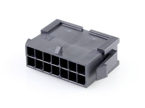 Molex Buchsengehäuse-Kabel Polzahl Gesamt 14 Rastermaß: 3 mm 430201400 Bag