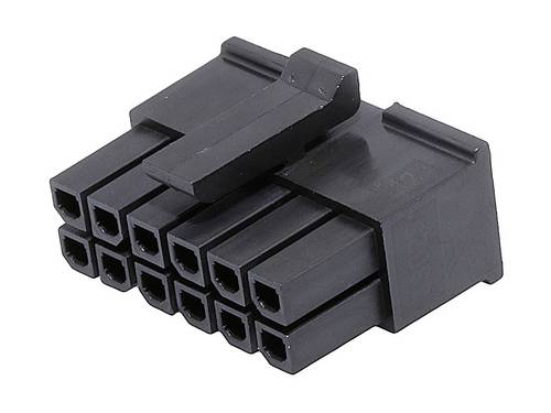 Molex Buchsengehäuse-Kabel Polzahl Gesamt 12 Rastermaß: 3 mm 430251208 Bag