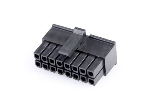 Molex Buchsengehäuse-Kabel Polzahl Gesamt 16 Rastermaß: 3 mm 430251600 Bag