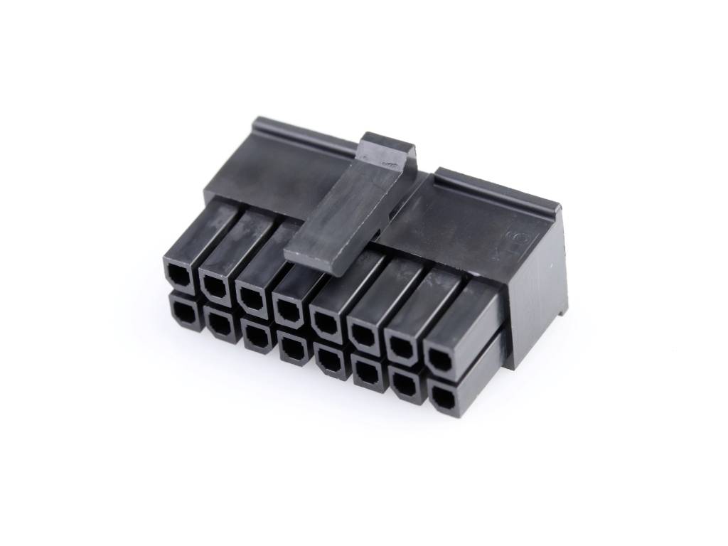 Molex Buchsengehäuse-Kabel Polzahl Gesamt 16 Rastermaß: 3 mm 430251600 Bag