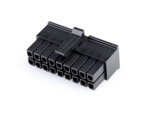 Molex Buchsengehäuse-Kabel Polzahl Gesamt 18 Rastermaß: 3 mm 430251800 Bag