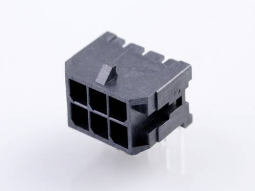 Molex Einbau-Stiftleiste (Standard) Polzahl Gesamt 6 Rastermaß: 3 mm 430450600 Tray
