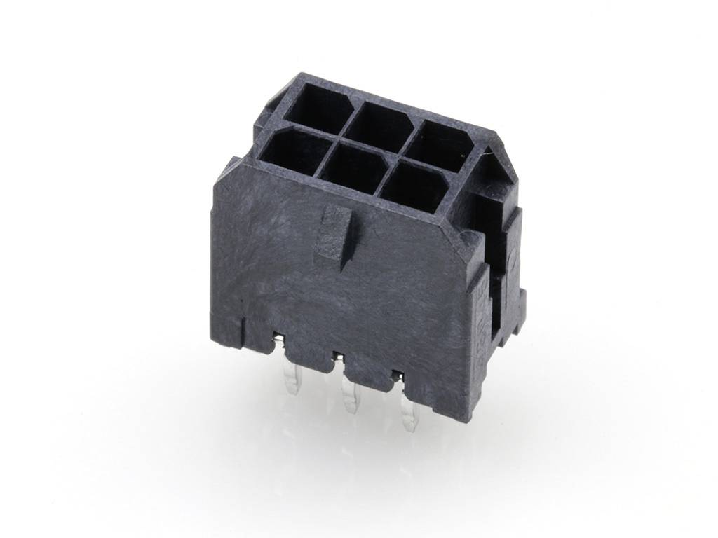 Molex Einbau-Stiftleiste (Standard) Polzahl Gesamt 6 Rastermaß: 3mm 430450626 Tray