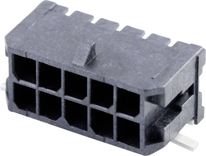 Molex Einbau-Stiftleiste (Standard) Polzahl Gesamt 10 Rastermaß: 3mm 430451010 Tape on Full reel