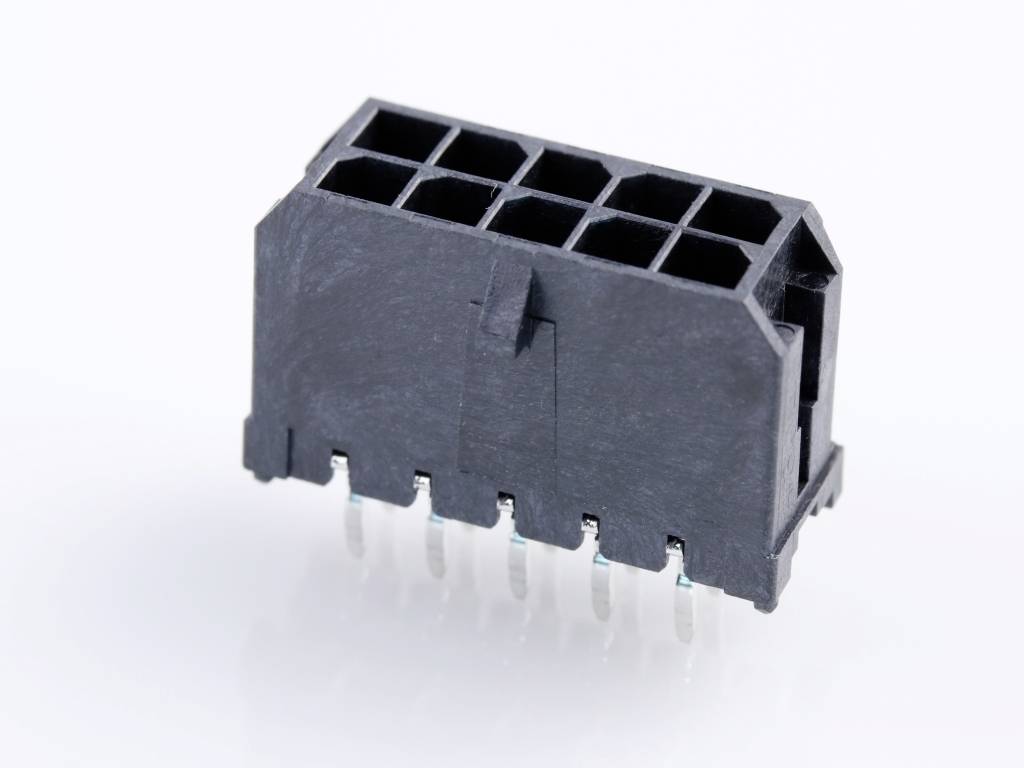 Molex Einbau-Stiftleiste (Standard) Polzahl Gesamt 10 Rastermaß: 3mm 430451014 Tray