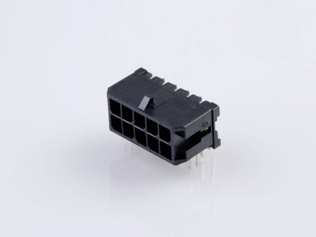 Molex Einbau-Stiftleiste (Standard) Polzahl Gesamt 10 Rastermaß: 3mm 430451021 Tray