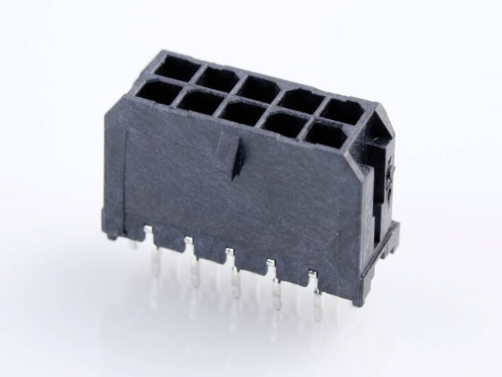 Molex Einbau-Stiftleiste (Standard) Polzahl Gesamt 10 Rastermaß: 3mm 430451024 Tray
