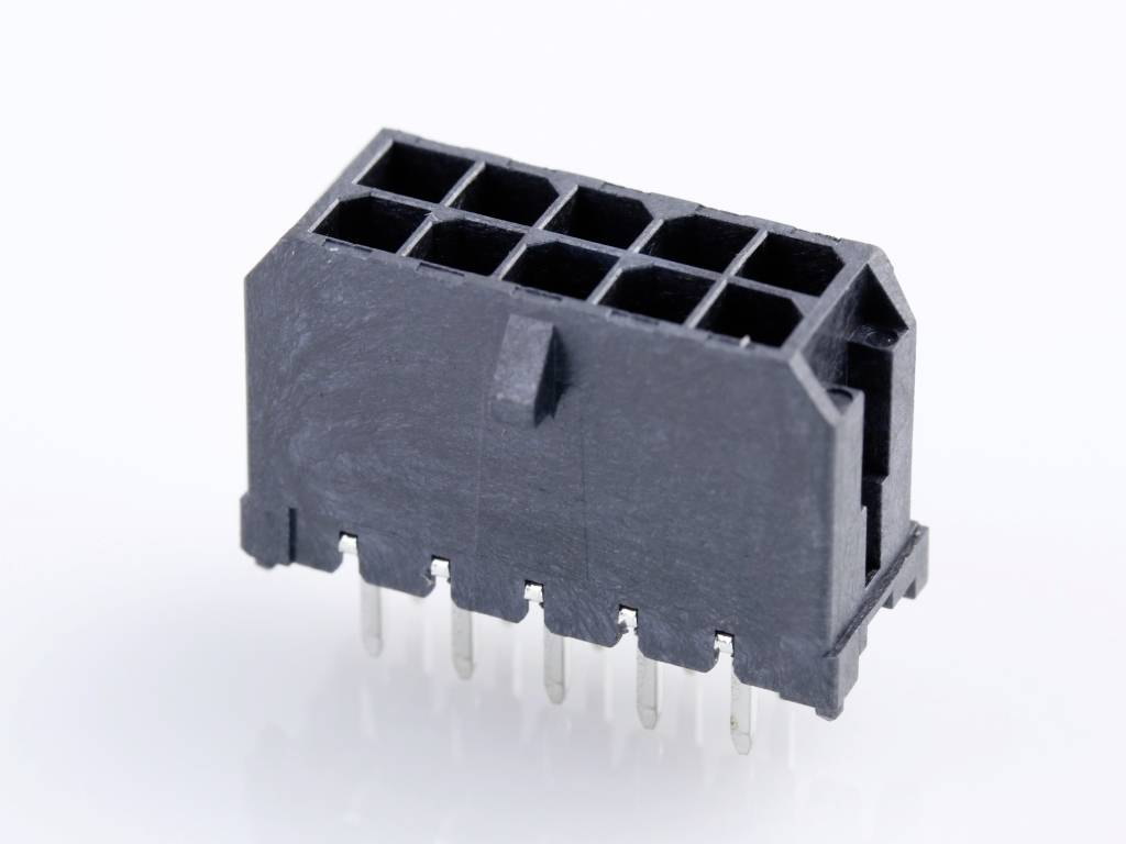 Molex Einbau-Stiftleiste (Standard) Polzahl Gesamt 10 Rastermaß: 3mm 430451028 Tray