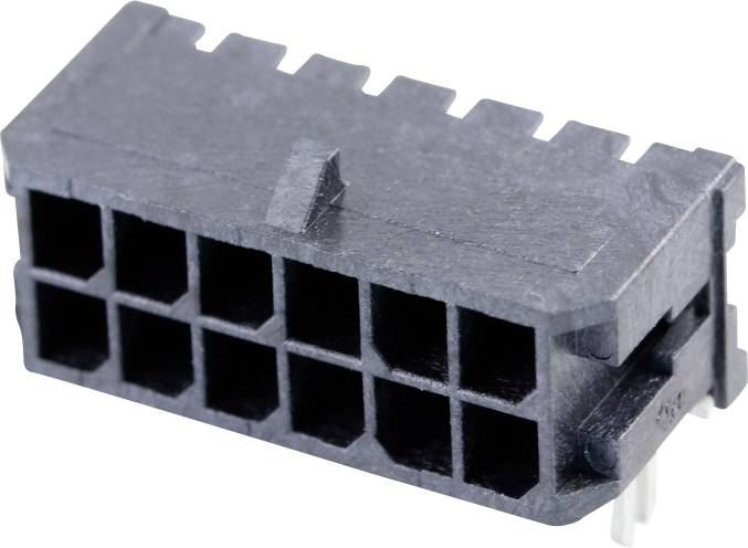 Molex Einbau-Stiftleiste (Standard) Polzahl Gesamt 12 Rastermaß: 3mm 430451206 Tape on Full reel