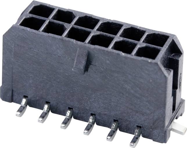 Molex Einbau-Stiftleiste (Standard) Polzahl Gesamt 12 Rastermaß: 3mm 430451218 Tape on Full reel