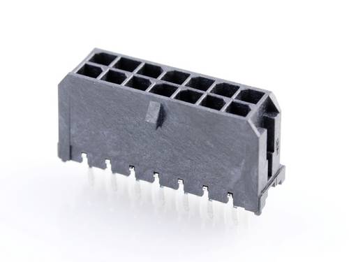 Molex Einbau-Stiftleiste (Standard) Polzahl Gesamt 14 Rastermaß: 3 mm 430451412 Tray