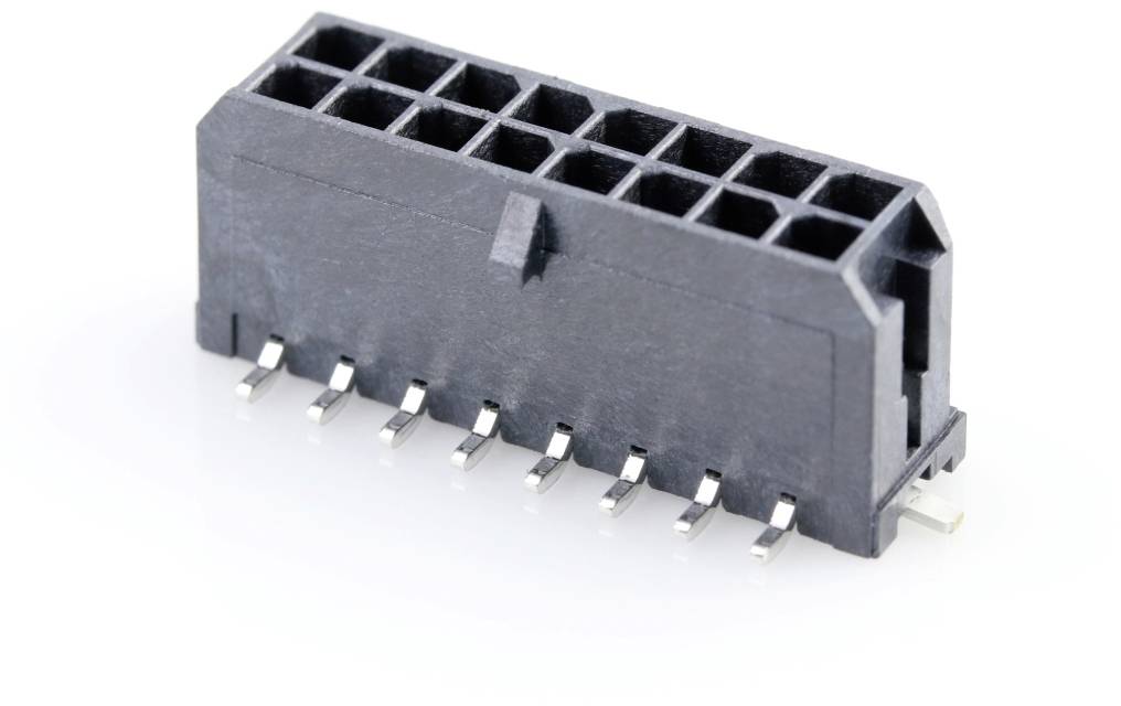 Molex Einbau-Stiftleiste (Standard) Polzahl Gesamt 16 Rastermaß: 3mm 430451618 Tape on Full reel