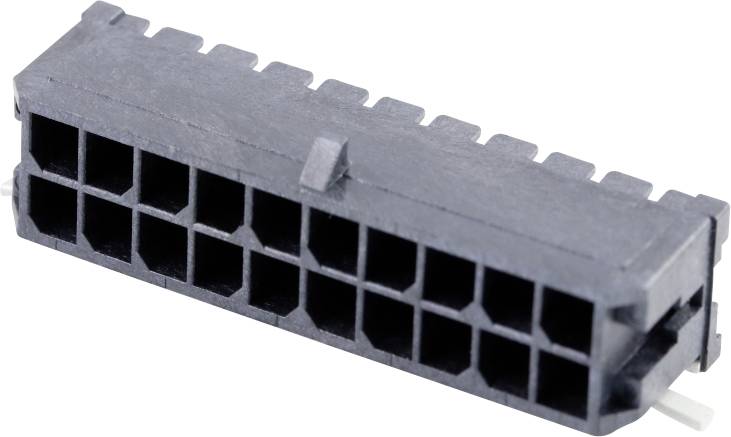 Molex Einbau-Stiftleiste (Standard) Polzahl Gesamt 20 Rastermaß: 3mm 430452009