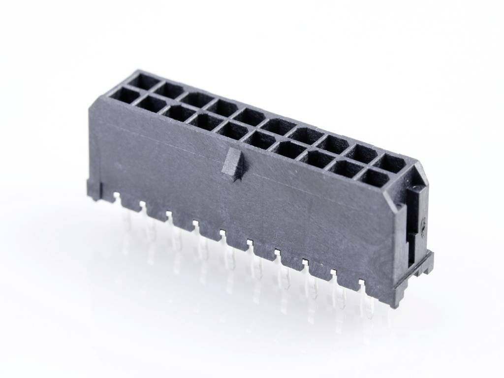 Molex Einbau-Stiftleiste (Standard) Polzahl Gesamt 20 Rastermaß: 3mm 430452012 Tray