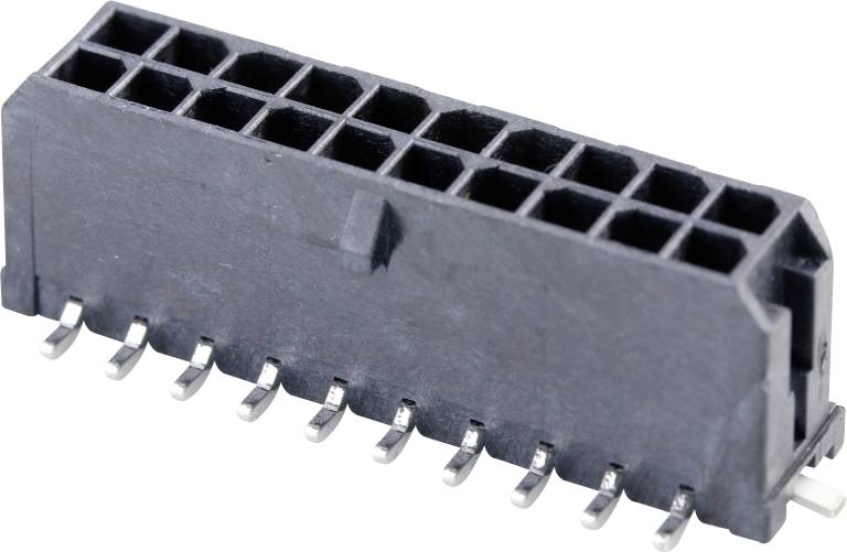 Molex Einbau-Stiftleiste (Standard) Polzahl Gesamt 20 Rastermaß: 3mm 430452018 Tape on Full reel