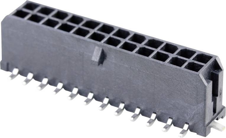 Molex Einbau-Stiftleiste (Standard) Polzahl Gesamt 24 Rastermaß: 3mm 430452418 Tape on Full reel