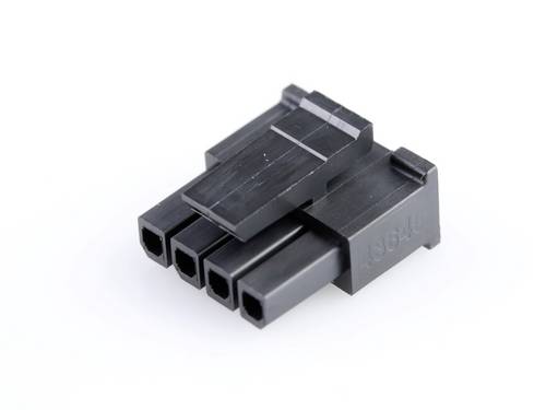 Molex Buchsengehäuse-Kabel Polzahl Gesamt 4 Rastermaß: 3 mm 436450400 Bag