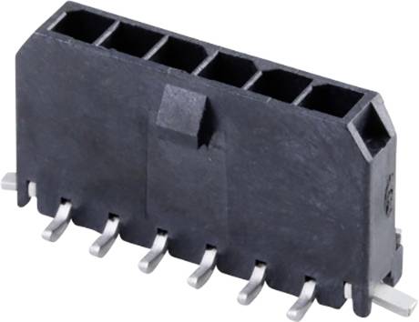 Molex Einbau-Stiftleiste (Standard) Polzahl Gesamt 6 Rastermaß: 3mm 436500624 Tape on Full reel