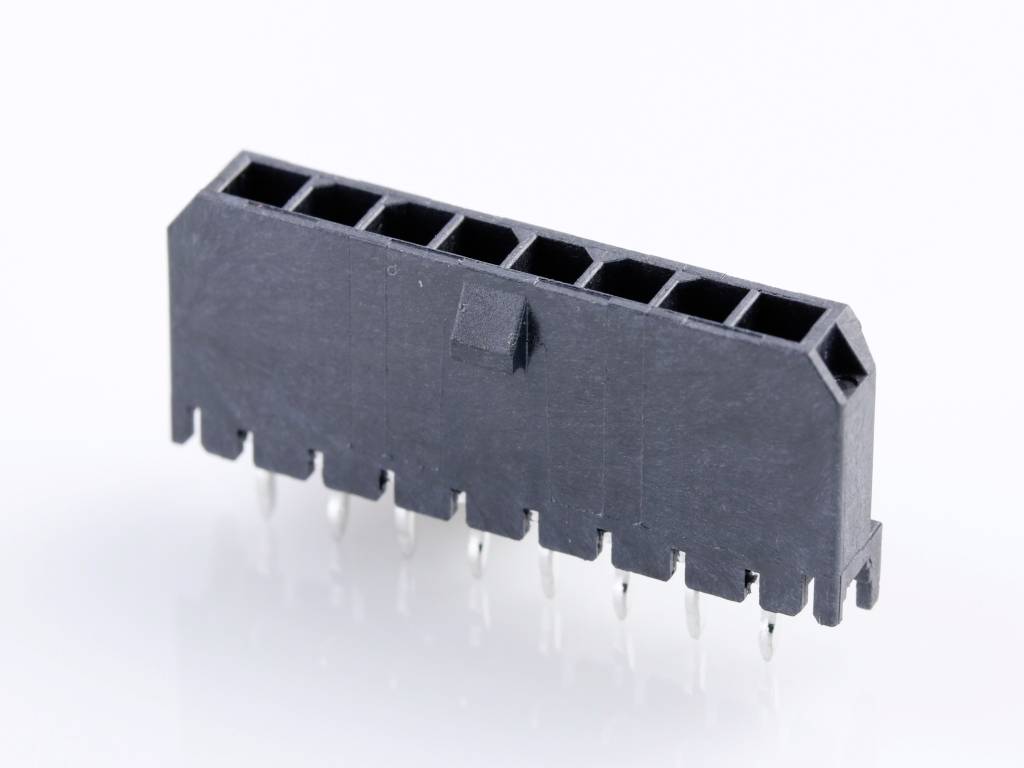 Molex Einbau-Stiftleiste (Standard) Polzahl Gesamt 8 Rastermaß: 3mm 436500816 Tray