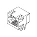 Molex MOL DataCom & Specialty Cat 3 Mod Jack/Plug 438600013 Buchse Schwarz