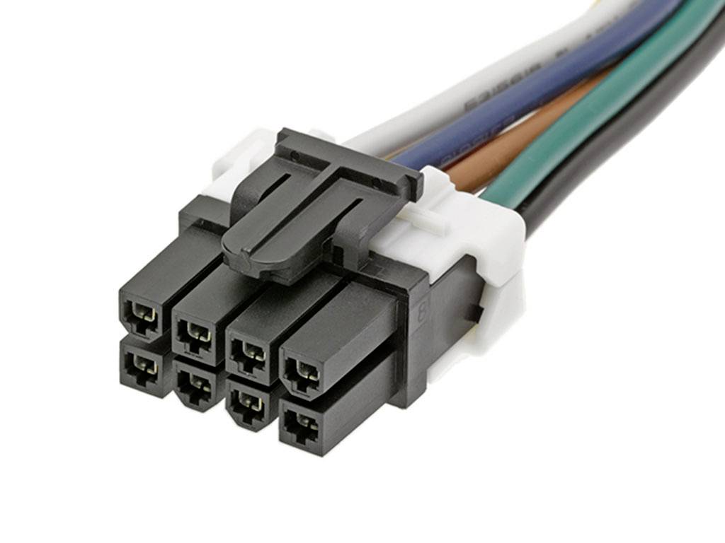 Molex Buchsengehäuse-Kabel Polzahl Gesamt 8 Rastermaß: 4.2mm 451350810 1 St. Bag