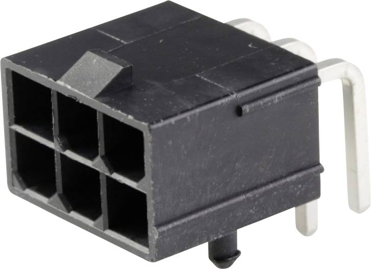 Molex Einbau-Stiftleiste (Standard) Polzahl Gesamt 6 Rastermaß: 4.2mm 455580003 Tray